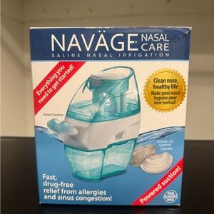 NAVÄGE Nasal Care Saline Nasal Irrigation - Teal/White